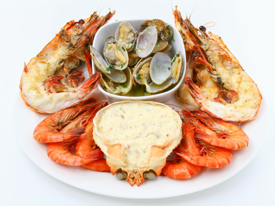 Seafood-platter